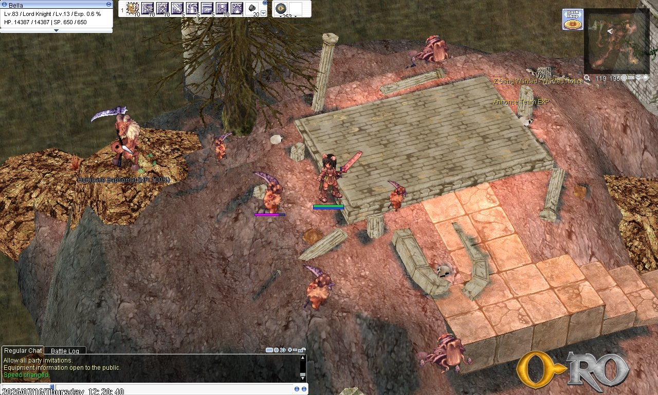 Floor 3: the bottom, and its Hurricane Baphomet.